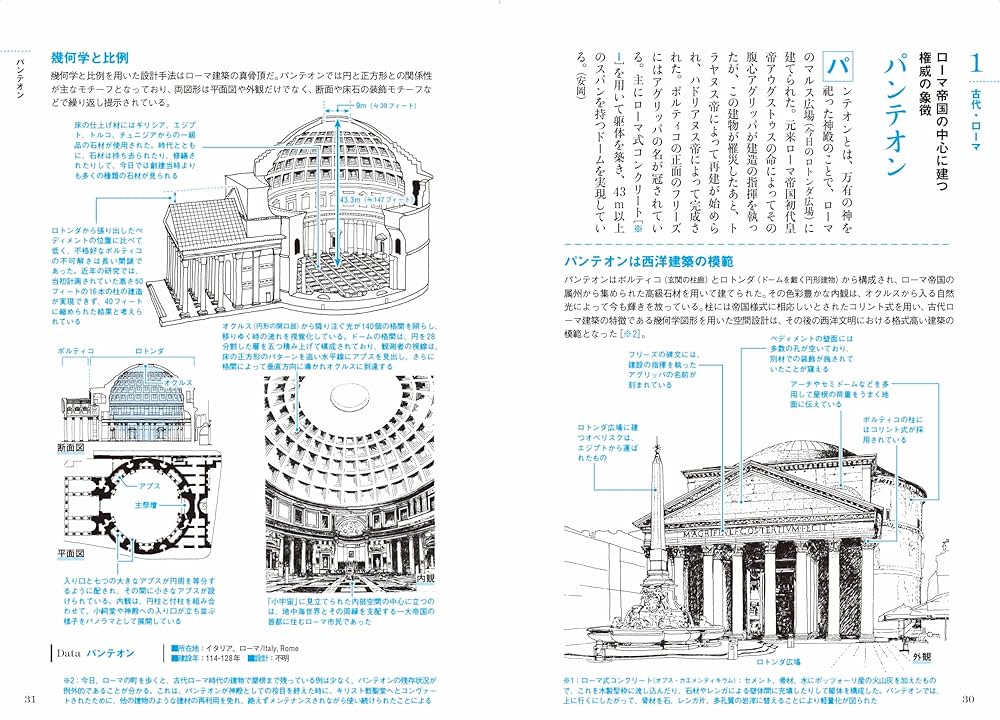 西洋の名建築 解剖図鑑 | 川向正人, 海老澤模奈人, 加藤耕一 |本